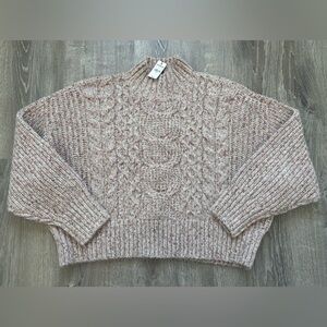 NWT Express Women's Cable Knit Sweater - Size L
